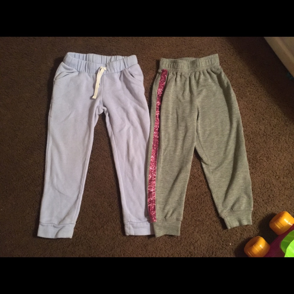 Two pairs 4T sweat pants
